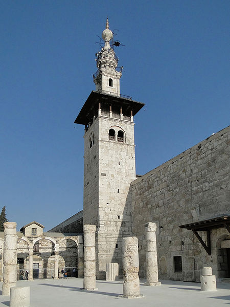 450px-Minaret_of_the_Bride,_Umayyad_Mosque_01